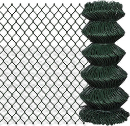 vidaXL - Gaashek - 0,8x25 - m - staal - groen