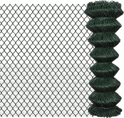 vidaXL - Gaashek - 1,25x15 - m - staal - groen