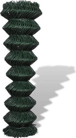vidaXL - Gaashek - 1,5x15 - m - staal - groen
