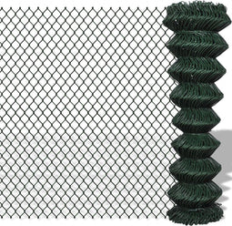 vidaXL - Gaashek - 1,5x25 - m - staal - groen