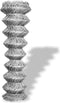 vidaXL - Gaashek - 15x1,25 - m - gegalvaniseerd - staal - zilverkleurig