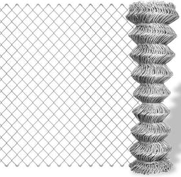 vidaXL - Gaashek - 15x1 - m - gegalvaniseerd - staal - zilverkleurig