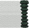 vidaXL - Gaashek - 1x15 - m - staal - groen