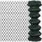vidaXL - Gaashek - 1x15 - m - staal - groen