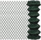 vidaXL - Gaashek - 1x15 - m - staal - groen