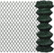 vidaXL - Gaashek - 1x15 - m - staal - groen