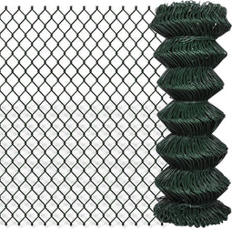vidaXL - Gaashek - 1x25 - m - staal - groen