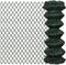 vidaXL - Gaashek - 1x25 - m - staal - groen