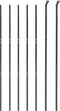 vidaXL - Gaashek - 2,2x10 - m - antracietkleurig