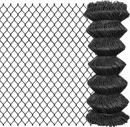 vidaXL - Gaashek - 25x1 - m - staal - grijs