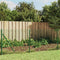 vidaXL - Gaashek - met - flens - 1,1x10 - m - groen