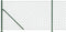 vidaXL - Gaashek - met - flens - 1,1x25 - m - groen