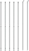 vidaXL - Gaashek - met - flens - 1,4x10 - m - zilverkleurig