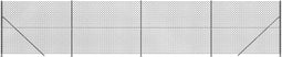 vidaXL - Gaashek - met - flens - 1,6x10 - m - antracietkleurig