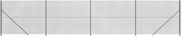 vidaXL - Gaashek - met - flens - 1,8x10 - m - antracietkleurig