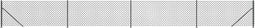 vidaXL - Gaashek - met - flens - 1x10 - m - antracietkleurig