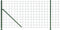 vidaXL - Gaashek - met - flens - 1x10 - m - groen