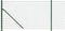 vidaXL - Gaashek - met - flens - 1x25 - m - groen