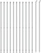 vidaXL - Gaashek - met - flens - 2,2x25 - m - zilverkleurig