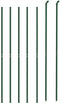 vidaXL - Gaashek - met - flens - 2x10 - m - groen