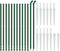 vidaXL - Gaashek - met - grondankers - 0,8x25 - m - groen