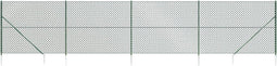 vidaXL - Gaashek - met - grondankers - 1,4x10 - m - groen