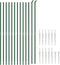 vidaXL - Gaashek - met - grondankers - 1,4x25 - m - groen