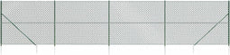 vidaXL - Gaashek - met - grondankers - 1,6x10 - m - groen