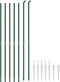 vidaXL - Gaashek - met - grondankers - 1,6x10 - m - groen