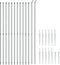 vidaXL - Gaashek - met - grondankers - 1,6x25 - m - zilverkleurig