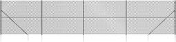 vidaXL - Gaashek - met - grondankers - 2,2x10 - m - antracietkleurig