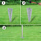 vidaXL - Gaashek - met - palen - 15x0,8 - m - gegalvaniseerd - staal