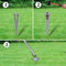 vidaXL - Gaashek - met - palen - 15x0,8 - m - gegalvaniseerd - staal