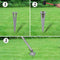 vidaXL - Gaashek - met - palen - 15x1 - m - gegalvaniseerd - staal