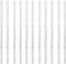 vidaXL - Gaashek - met - palen - 25x0,8 - m - gegalvaniseerd - staal