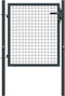 vidaXL - Gaaspoort - 100x125 - cm - gegalvaniseerd - staal - grijs