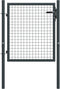 vidaXL - Gaaspoort - 100x125 - cm - gegalvaniseerd - staal - grijs