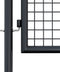 vidaXL - Gaaspoort - 100x125 - cm - gegalvaniseerd - staal - grijs