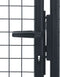 vidaXL - Gaaspoort - 100x125 - cm - gegalvaniseerd - staal - grijs
