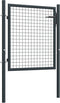 vidaXL - Gaaspoort - 100x125 - cm - gegalvaniseerd - staal - grijs
