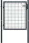 vidaXL - Gaaspoort - 100x175 - cm - gegalvaniseerd - staal - grijs