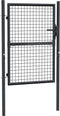 vidaXL - Gaaspoort - 100x175 - cm - gegalvaniseerd - staal - grijs