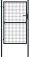vidaXL - Gaaspoort - 100x175 - cm - gegalvaniseerd - staal - grijs