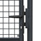vidaXL - Gaaspoort - 100x175 - cm - gegalvaniseerd - staal - grijs