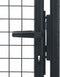 vidaXL - Gaaspoort - 100x175 - cm - gegalvaniseerd - staal - grijs