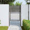 vidaXL - Gaaspoort - 100x175 - cm - gegalvaniseerd - staal - grijs