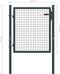 vidaXL - Gaaspoort - 100x175 - cm - gegalvaniseerd - staal - grijs