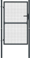 vidaXL - Gaaspoort - 100x175 - cm - gegalvaniseerd - staal - grijs