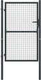 vidaXL - Gaaspoort - 100x200 - cm - gegalvaniseerd - staal - grijs