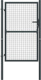 vidaXL - Gaaspoort - 100x200 - cm - gegalvaniseerd - staal - grijs